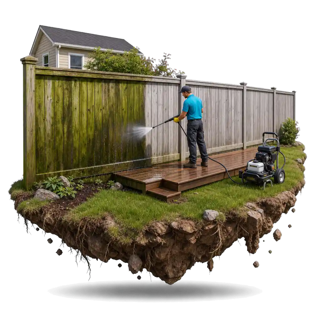 Fence Cleaning in Seattle