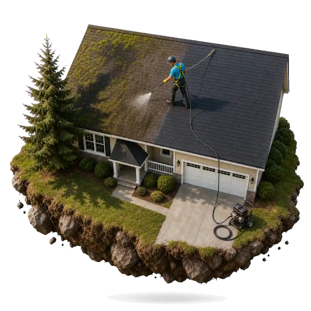Roof Cleaning in Seattle